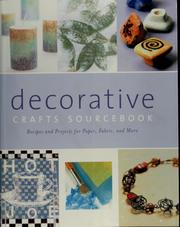 Cover of: Decorative crafts sourcebook by Thunder Bay Press