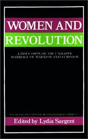 Cover of: Women and revolution by edited by Lydia Sargent.