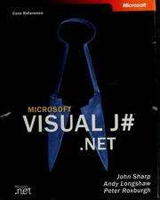 Cover of: Microsoft Visual J# .Net: core reference