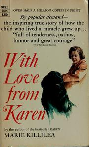 Cover of: With love from Karen by Marie Lyons Killilea