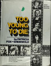 Cover of: Too young to die by Patricia Fox-Sheinwold