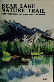 Cover of: Bear Lake nature trail, Rocky Mountain National Park by Rocky Mountain Nature Association
