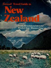 Cover of: Sunset travel guide to New Zealand