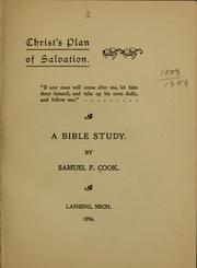 Cover of: Christ's plan of salvation ...