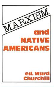 Cover of: Marxism and Native Americans by edited by Ward Churchill.