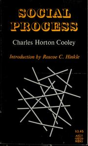 Cover of: Social process. by Charles Horton Cooley