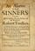 Cover of: An alarme for sinners