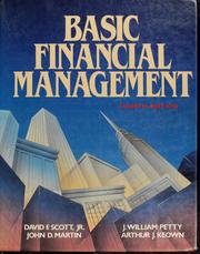 Cover of: Basic financial management