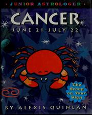 Cover of: Cancer, June 21 - July 22