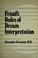 Cover of: Freud's rules of dream interpretation