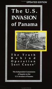 Cover of: The U.S. invasion of Panama by prepared by the Independent Commission of Inquiry on the U.S. Invasion of Panama.