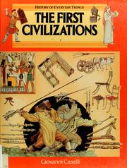 Cover of: The first civilizations