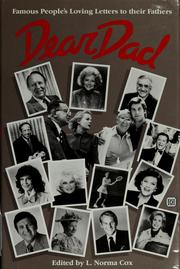 Cover of: Dear Dad: famous people's loving letters to their fathers