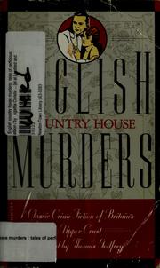 Cover of: English Country House Murders