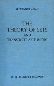 Cover of: The theory of sets and transfinite arithmetic.