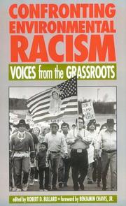 Cover of: Confronting Environmental Racism: Voices from the Grassroots