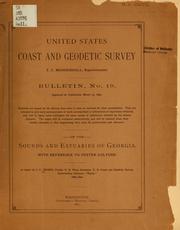 Cover of: On the sounds and estuaries of Georgia, with reference to oyster culture by James C. Drake