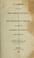 Cover of: An address delivered before the Bible Society of the University of Virginia, March 11th, 1835