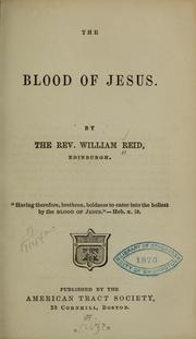 Cover of: The blood of Jesus.