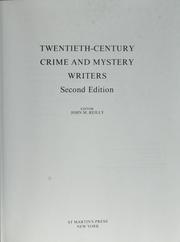Cover of: Twentieth-century crime and mystery writers