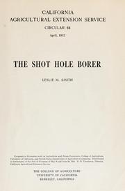Cover of: The shot hole borer