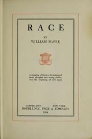 Cover of: Race by McFee, William, McFee, William