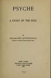 Cover of: Psyche by William Reed Huntington