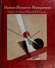 Cover of: Human resources management by Wendell L. French