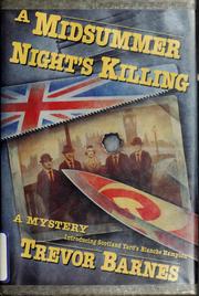Cover of: A midsummer night's killing by Trevor Barnes