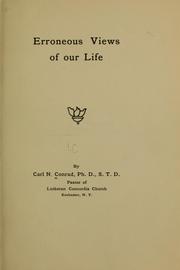 Cover of: Erroneous views of our life
