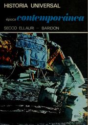 Cover of: Historia universal epoca contemporanea