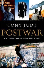 Cover of: Postwar by Tony Judt