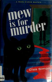 Cover of: Mew is for murder