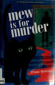 Cover of: Mew is for murder by Clea Simon