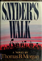 Cover of: Snyder's walk: a novel