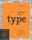 Cover of: Thinking with type