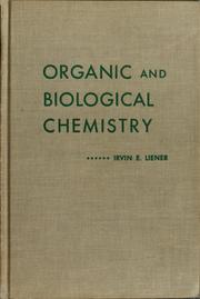 Cover of: Organic and biological chemistry.