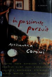 Cover of: In passionate pursuit by Alessandra Comini