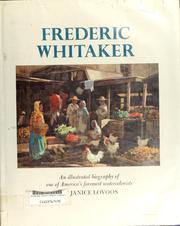 Cover of: Frederic Whitaker.