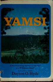 Cover of: Yamsi by Dayton O. Hyde