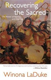 Cover of: Recovering The Sacred | Winona Laduke
