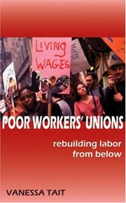 Cover of: Poor Workers' Unions by Vanessa Tait