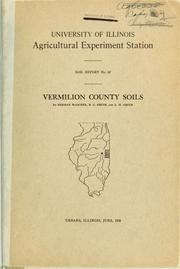 Cover of: Vermilion County soils by Herman L. Wascher