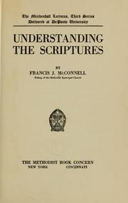 Cover of: Understanding the Scriptures