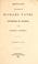 Cover of: Message of His Excellency, Richard Yates, Governor of Illinois, to the General Assembly, January 2, 1865