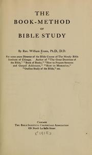 Cover of: The book-method of Bible study
