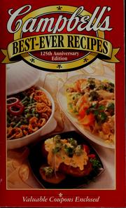 Cover of: Campbell's best-ever recipes by Campbell Soup Company
