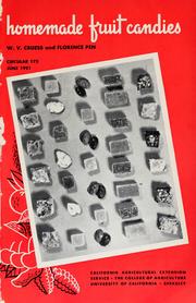 Cover of: Homemade fruit candies
