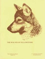 Cover of: The wolves of Yellowstone