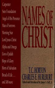 Cover of: Names of Christ